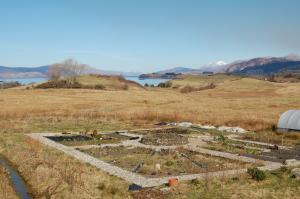 Eva's garden in progress, winter